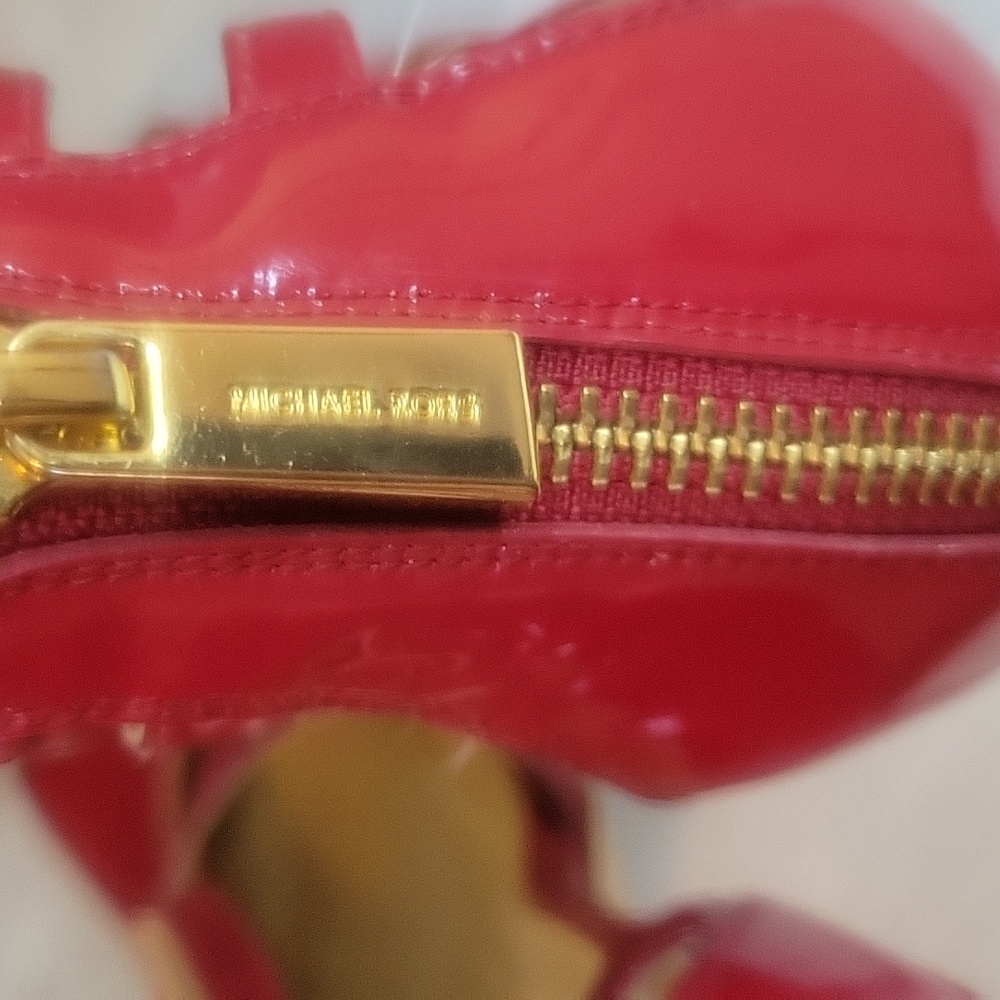 Michael Kors  Red Strappy Heels SZ 9M - Picture 2 of 10